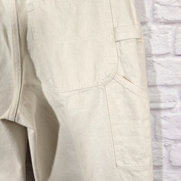 E J.Crew High Rise '90s Straight Carpenter Jean Natural Seeded Denim Size 27 - Picture 9 of 11